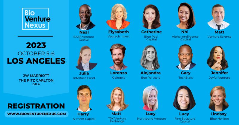 Speakers at BioVenture Nexus 2023