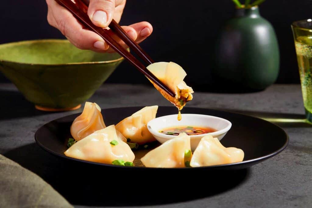Fork & Good cultivated pork dumplings