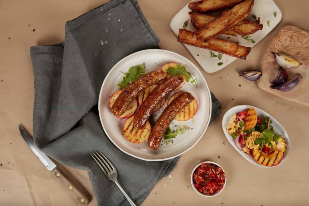 Ivy Farm sausage dish