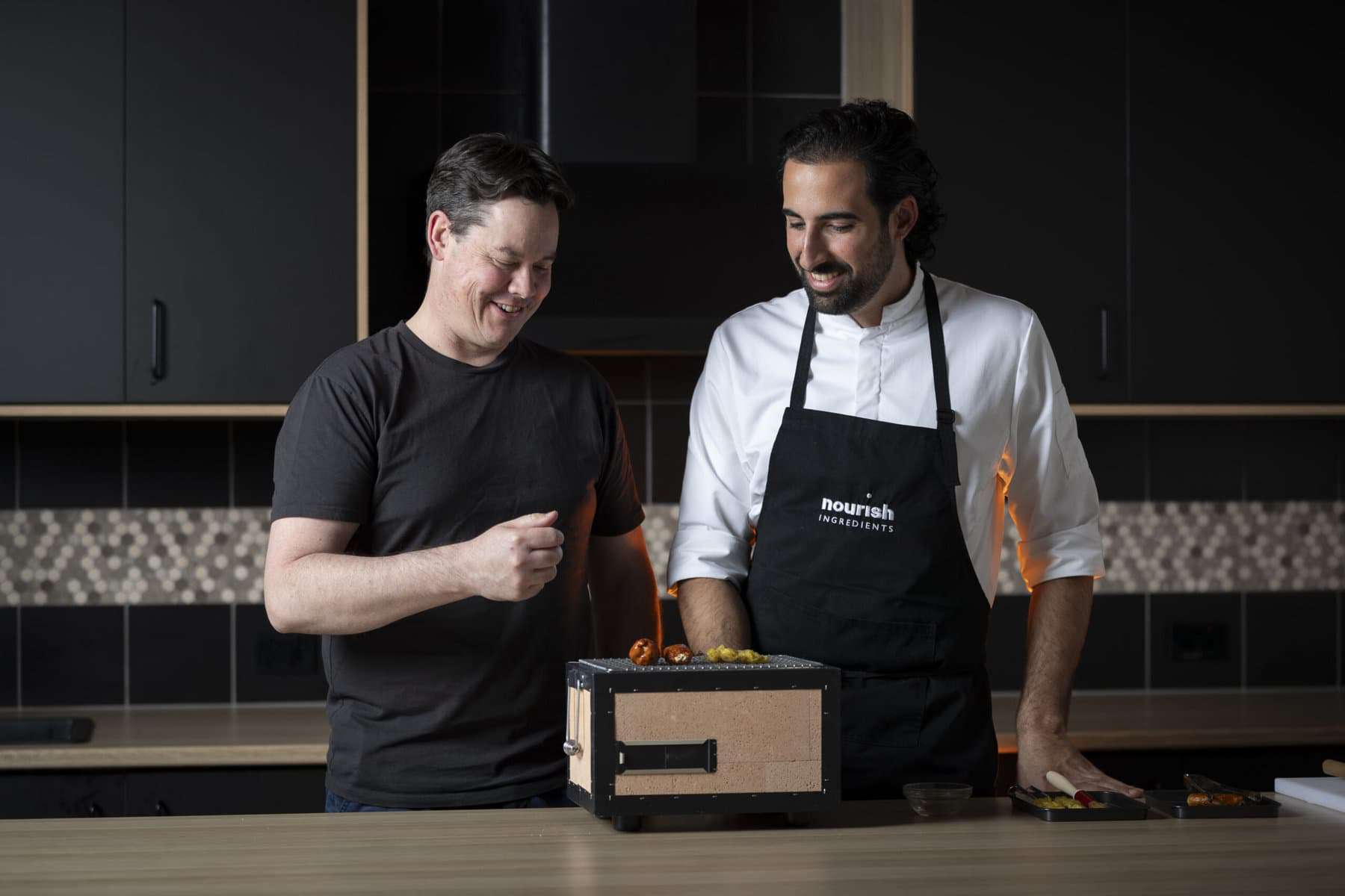 James Petrie, CEO and founder (L) and Ernesto Vecilla, Head of Culinary Innovation.