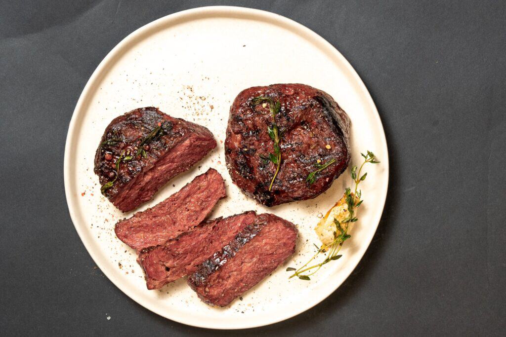Planted fermented steak