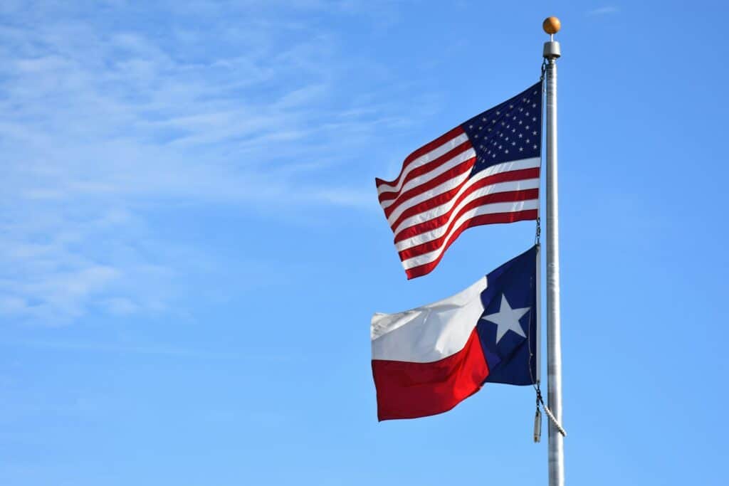 texas flag stock