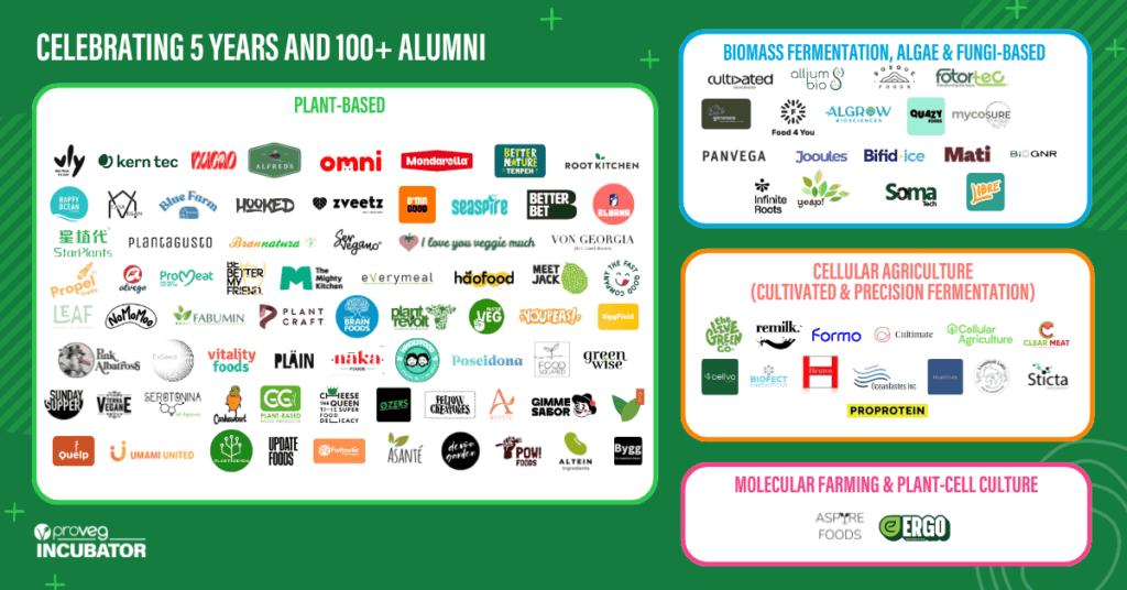 Proveg100 startups ecosystem