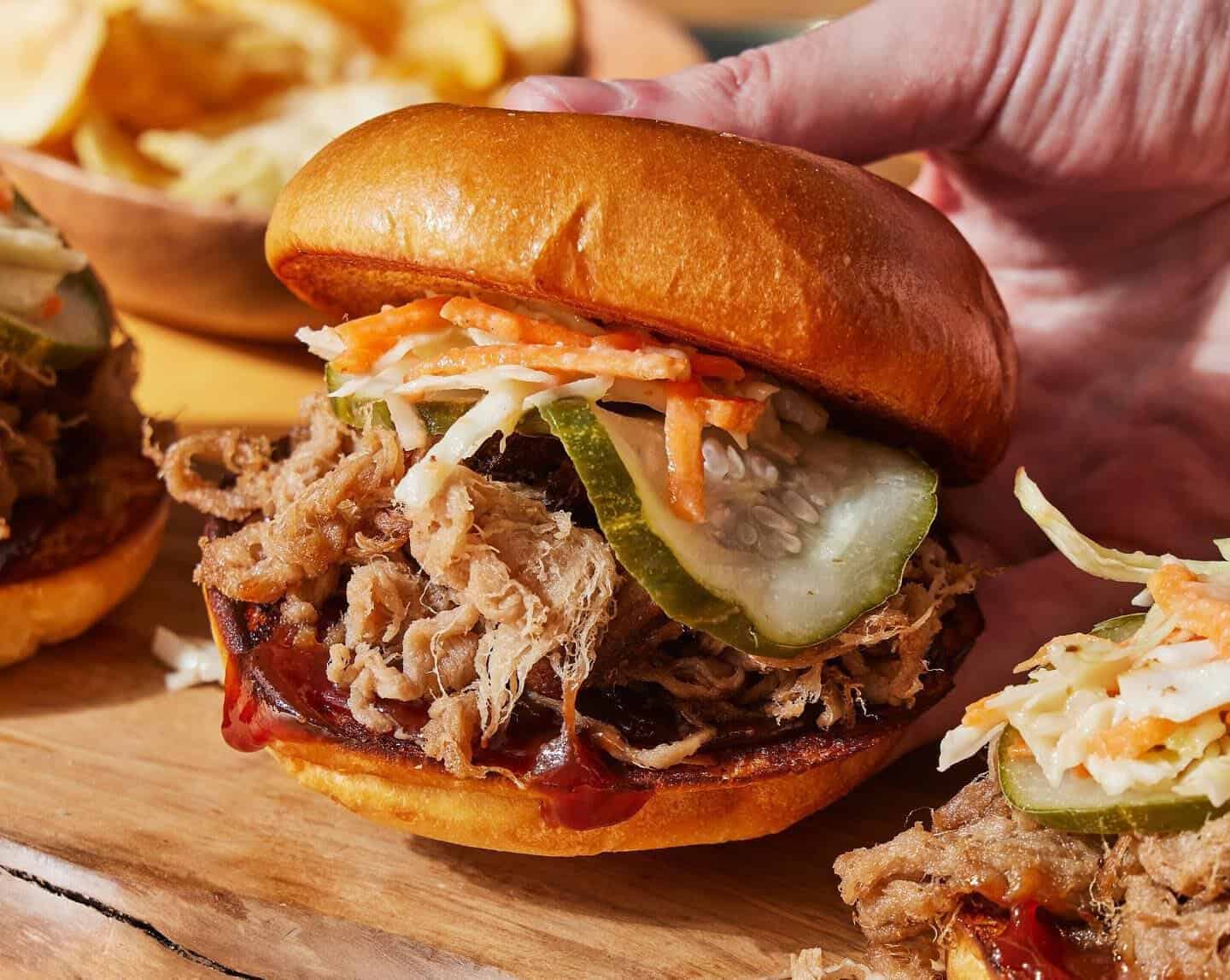 Tender foods burger