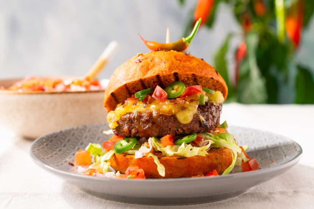 © beyond meat burger jalapeno