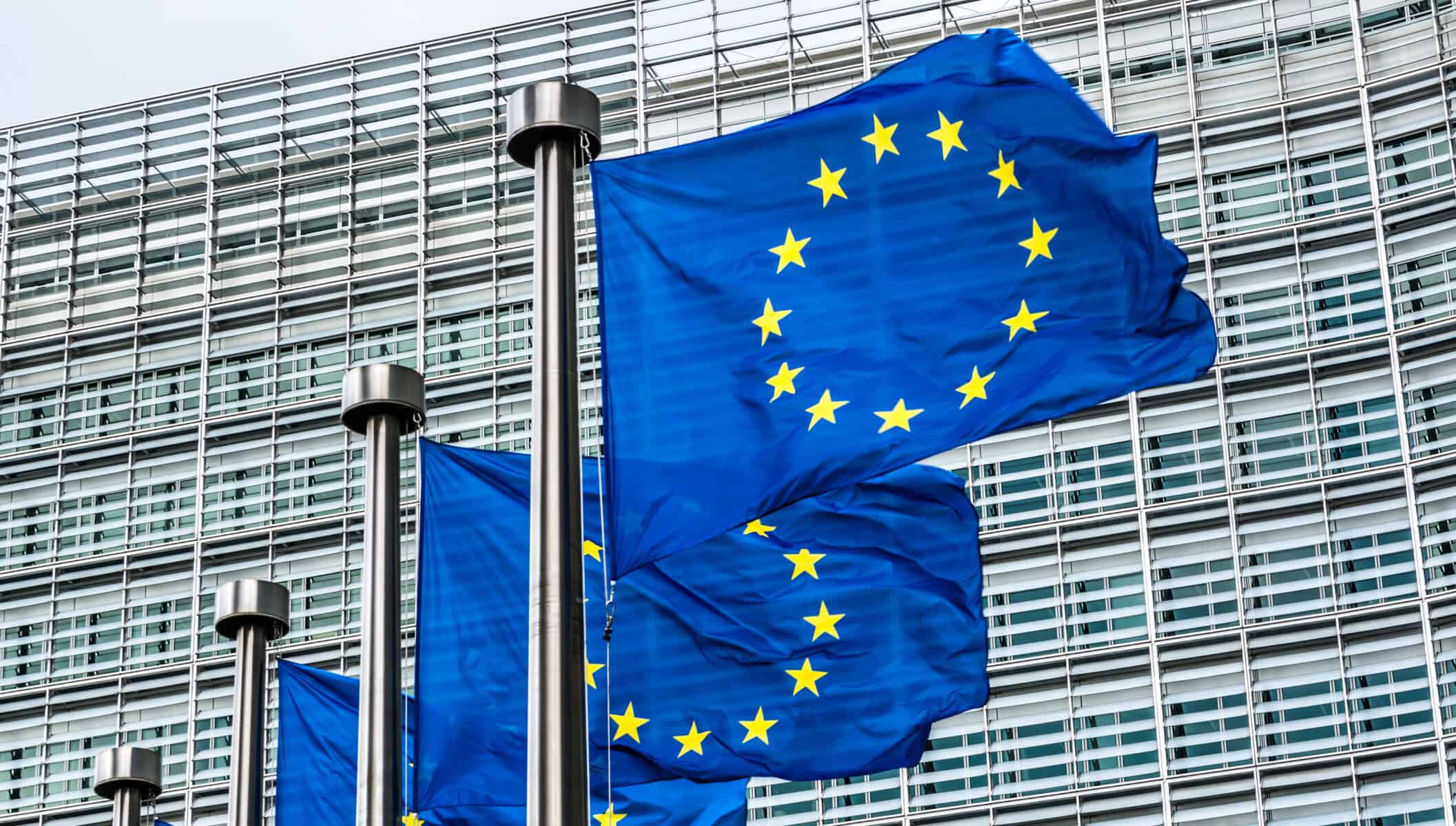 Europäische union europa parlament fahne