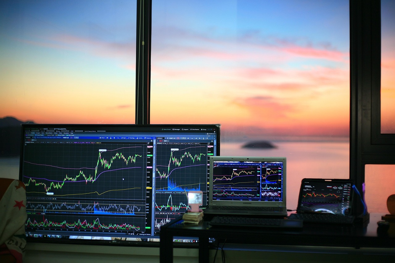 Stock-trading symbolbild