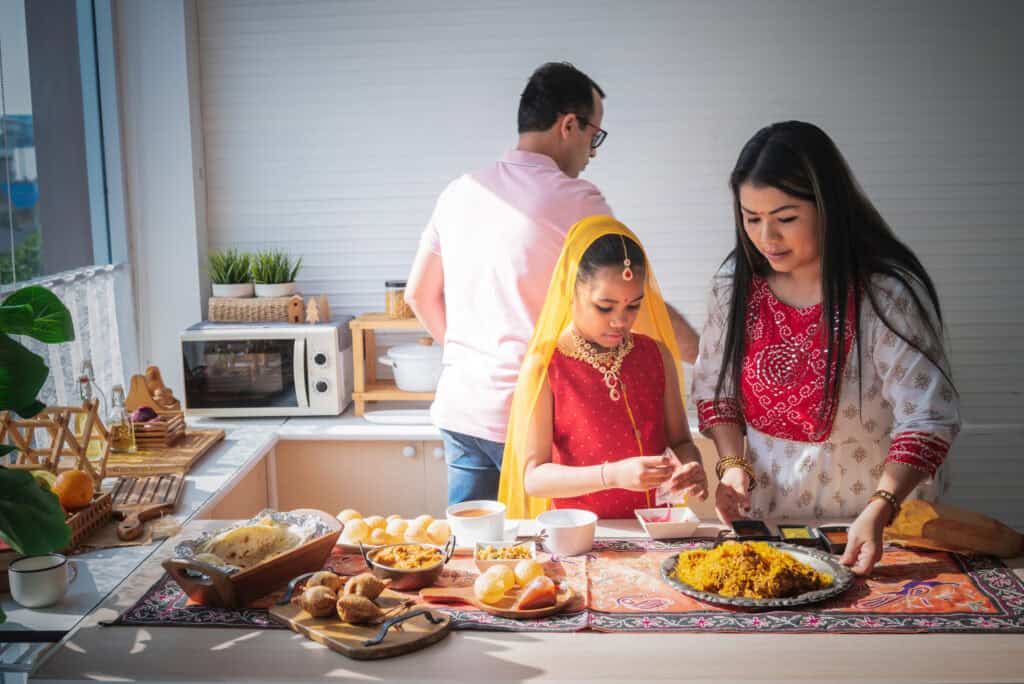 Indien familie ernährung essen speisen