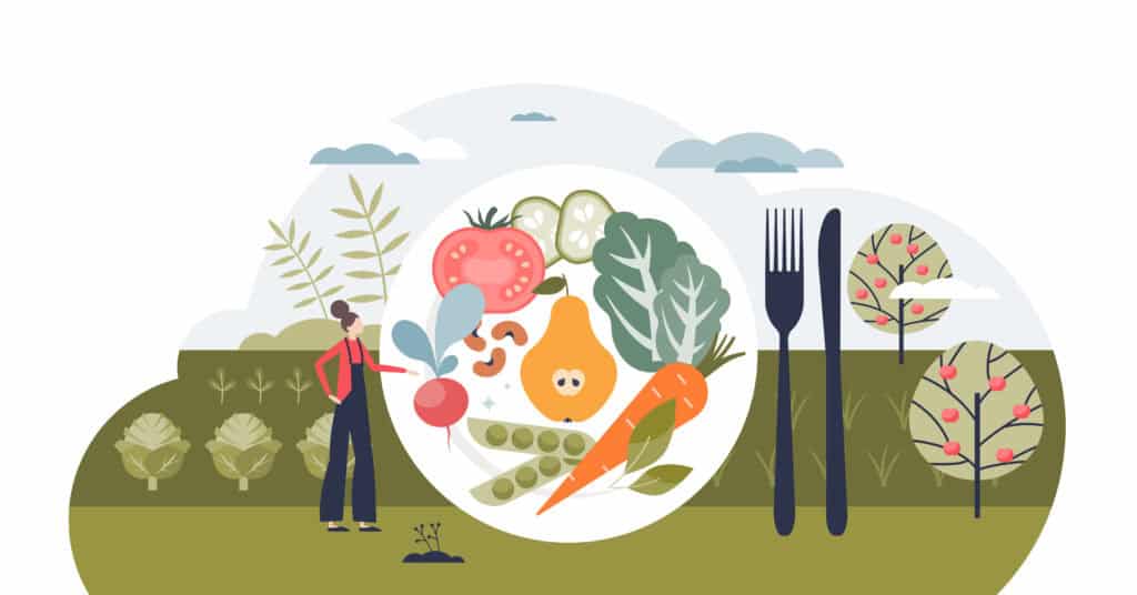 Pflanzlich vegan essen lebensmittel landwirtschaft agrar