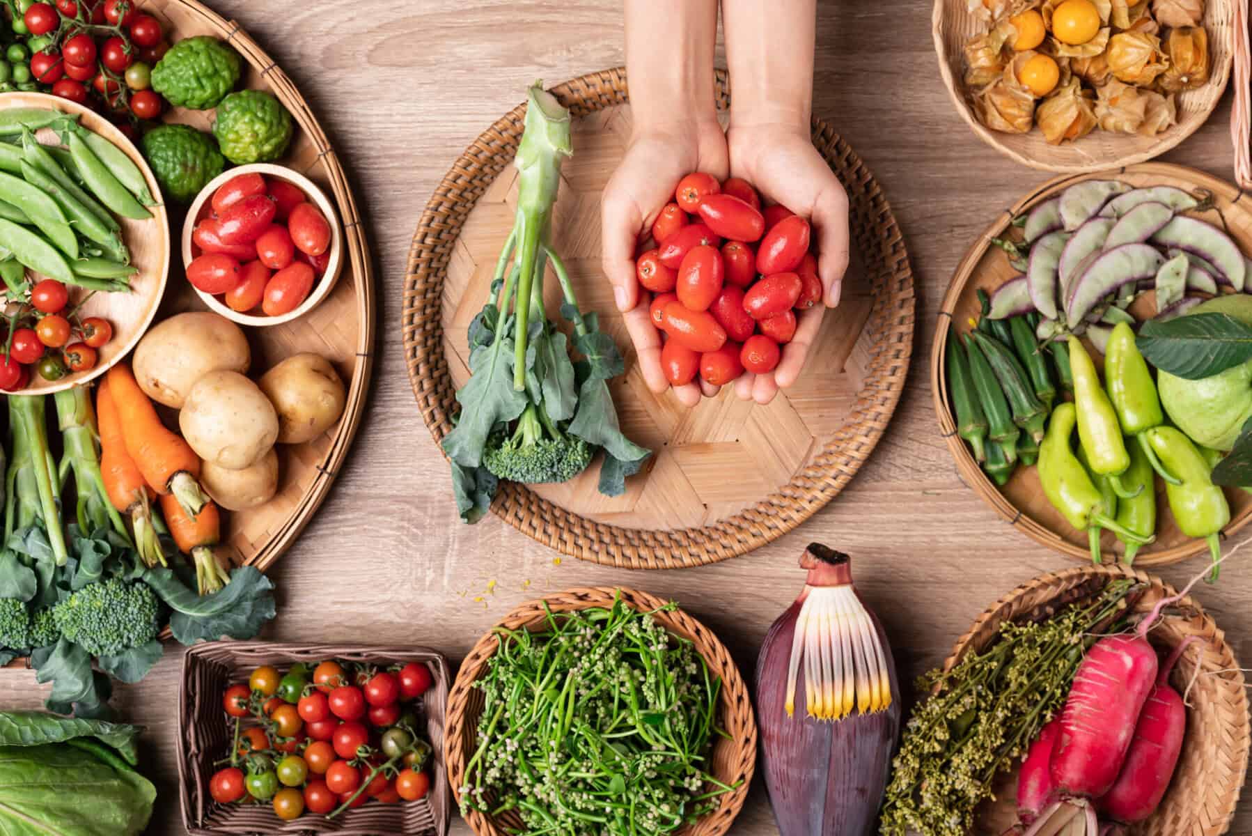 Ernährung obst gemüse lebensmittel