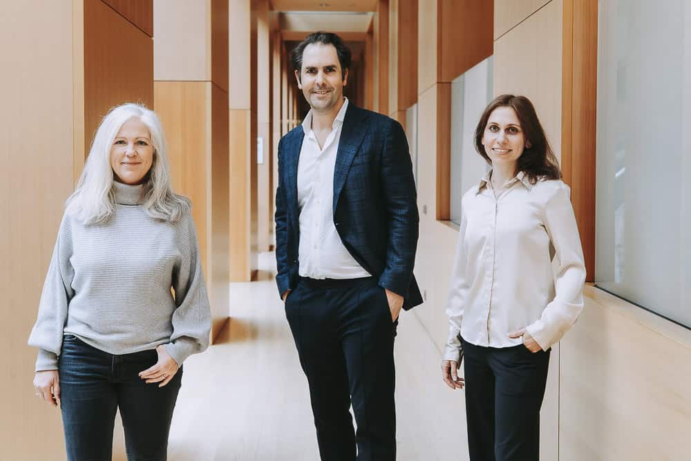 Der neue balpro-vorstand (v. L. N. R. ) : claudia hauschild, fabio ziemßen und ronja berthold © astrid behrendt photography