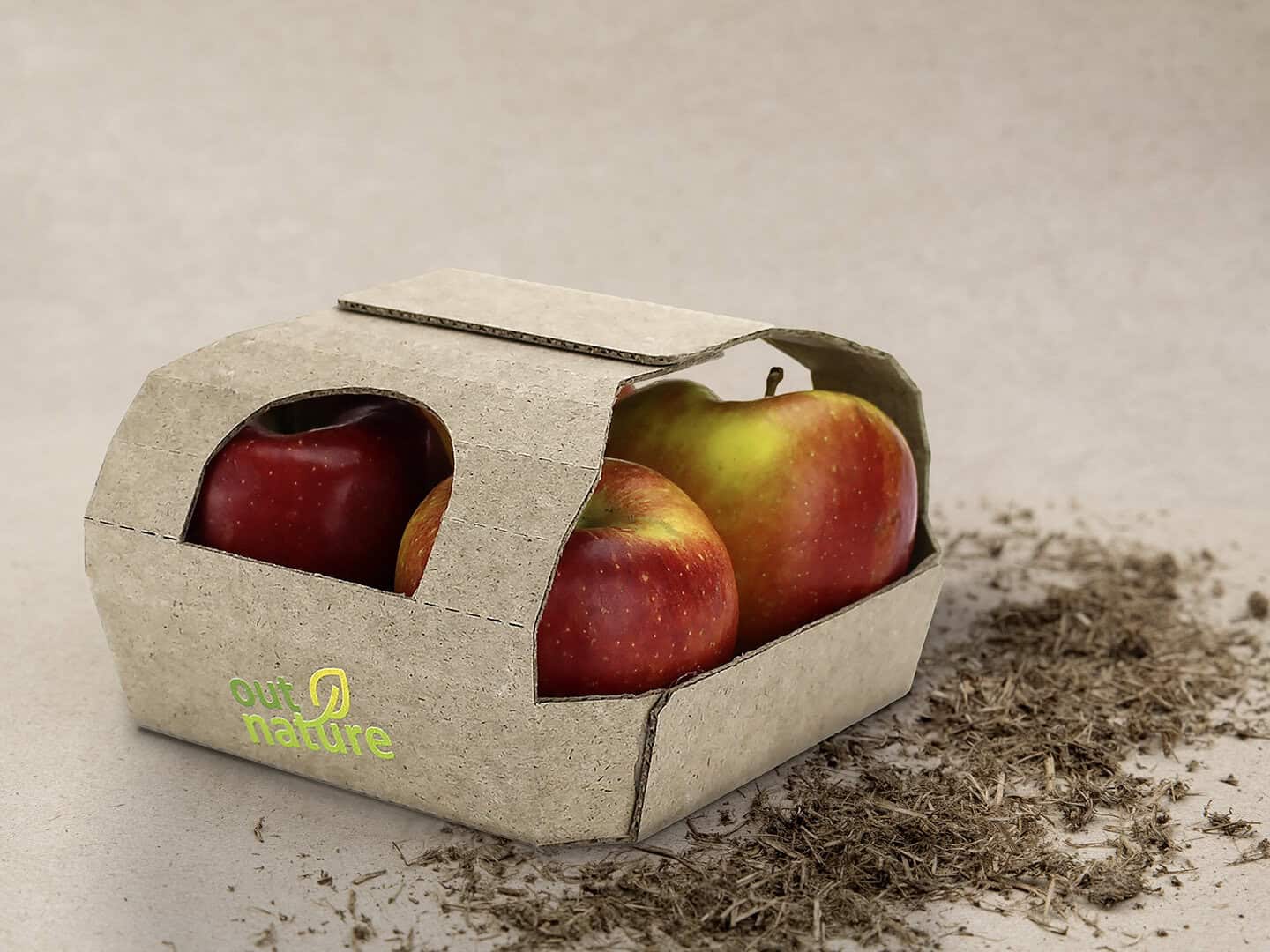 Deckblatt rohfaser papier verpackung teaser