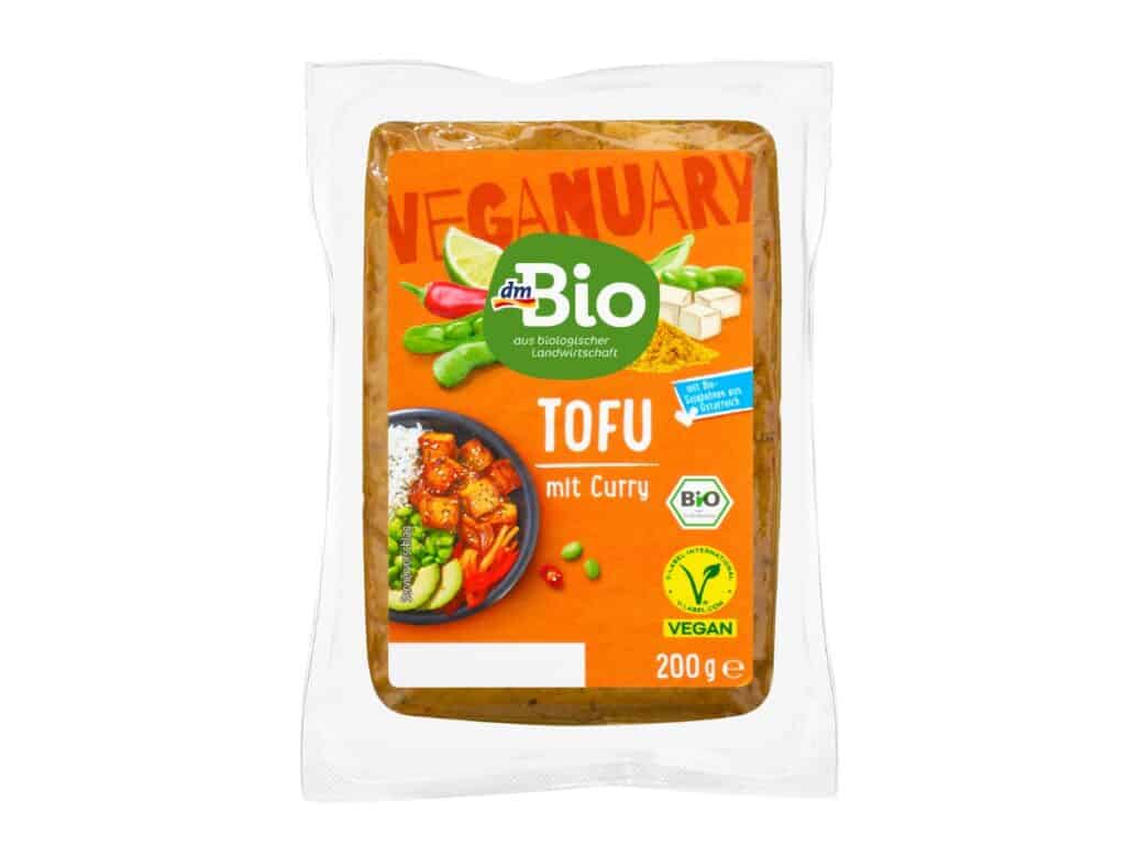 Packshot dmbio tofu mit curry