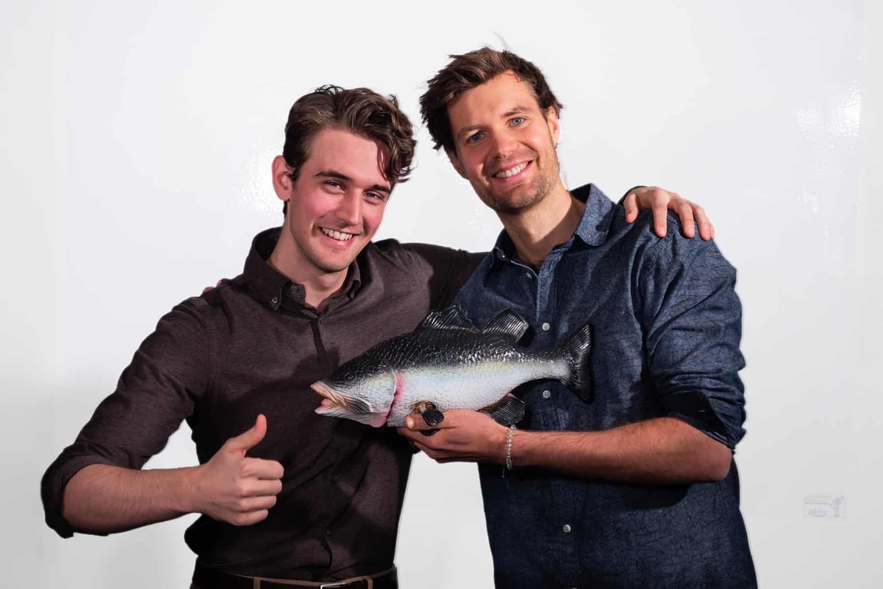 Tom johansson und emil wasteson, die beiden gründer von hooked foods © hooked foods