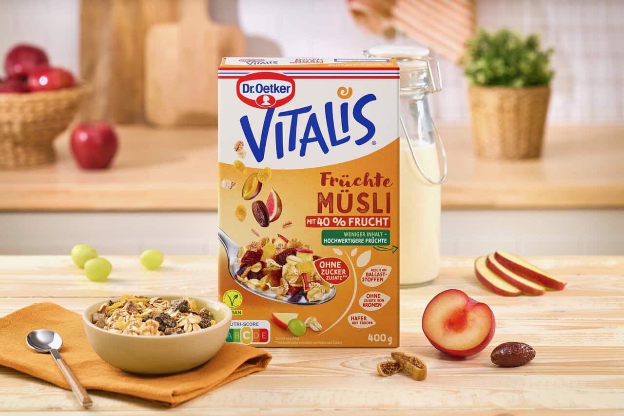 Dr. Oetker vitalis früchtemüsli