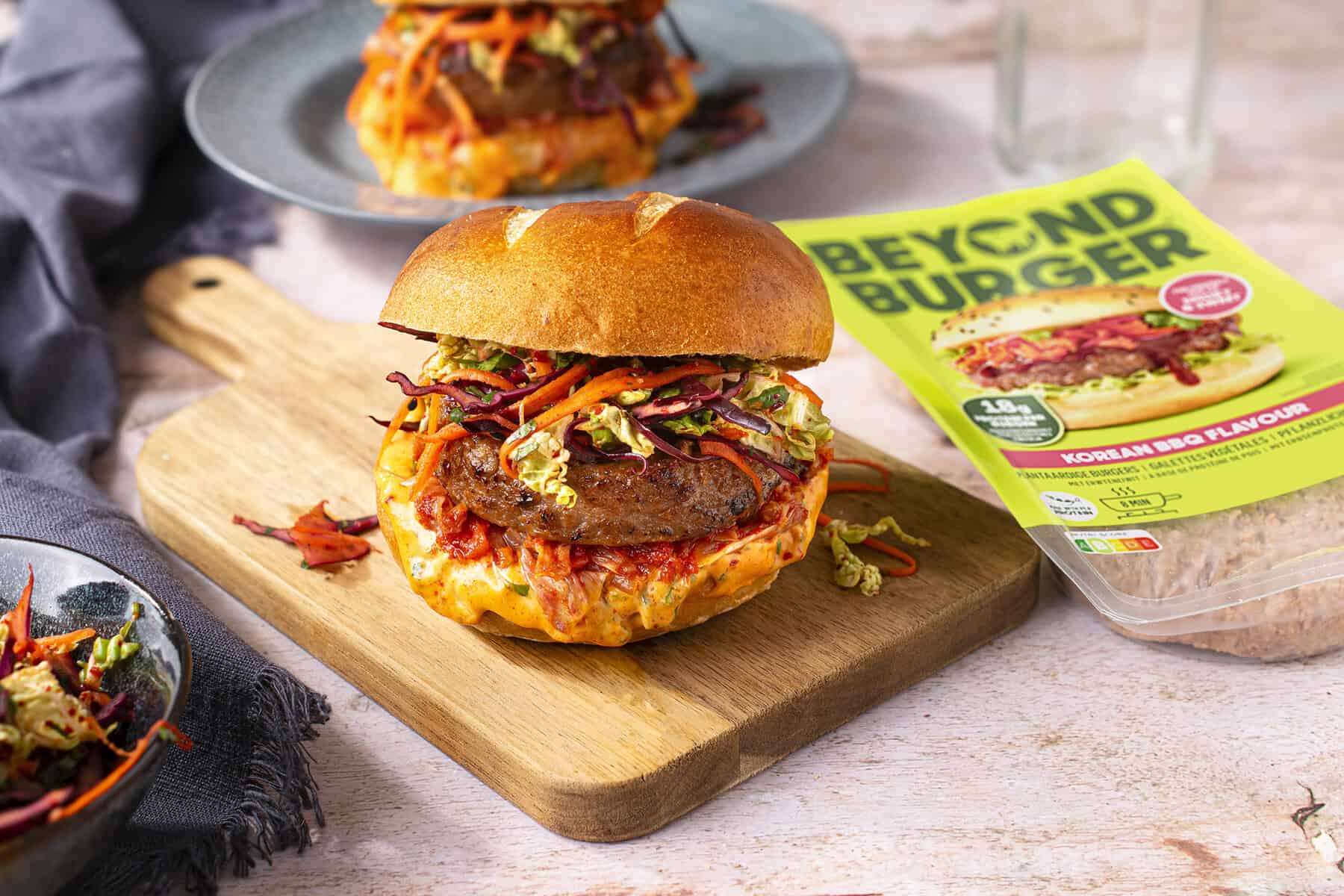 Beyond meat korean burgers