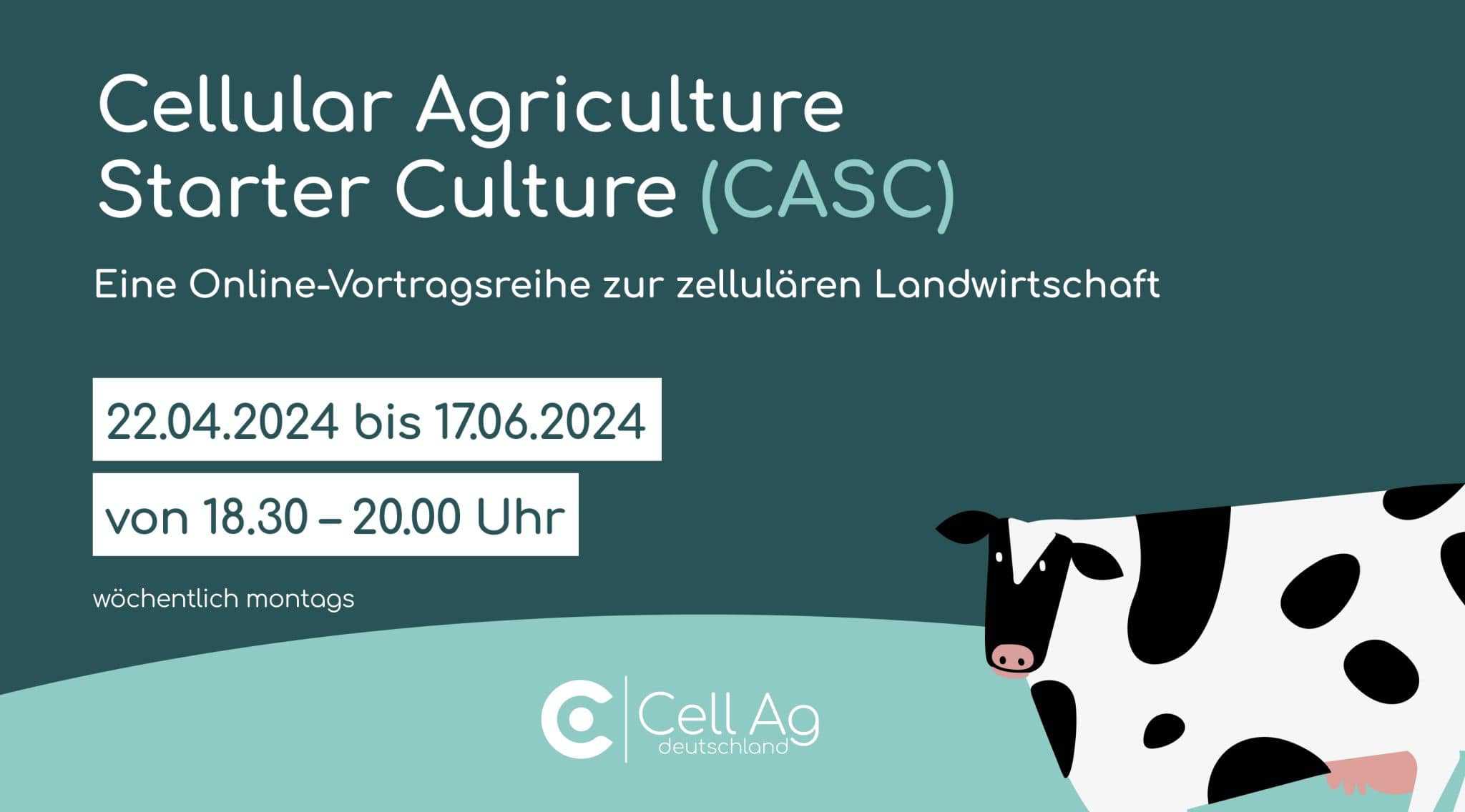 CellAg Germany Invites You to a Series of Online Lectures on Cellular Agriculture