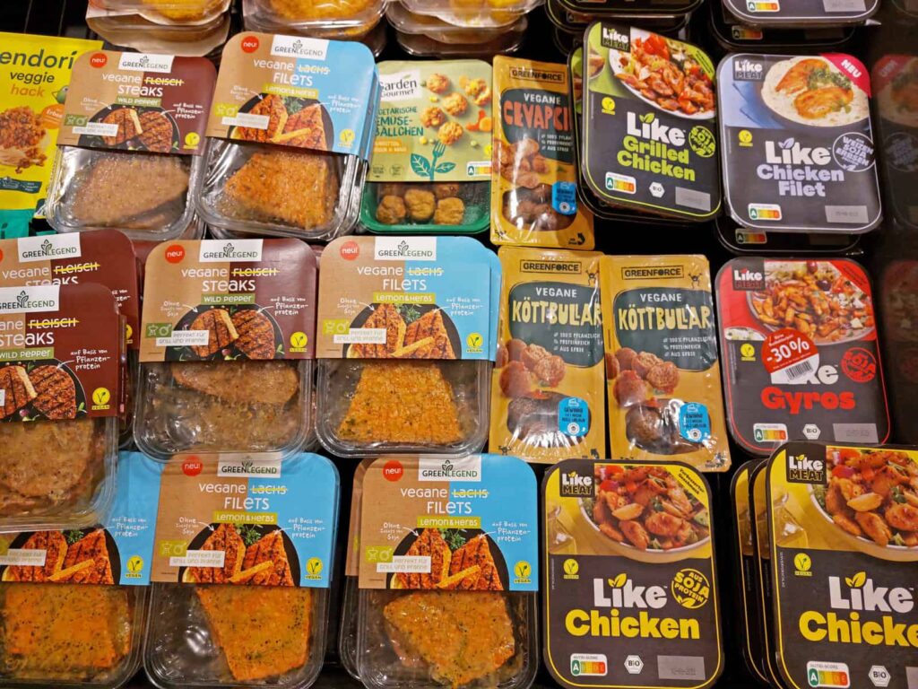 supermarket plant meats in Germany
