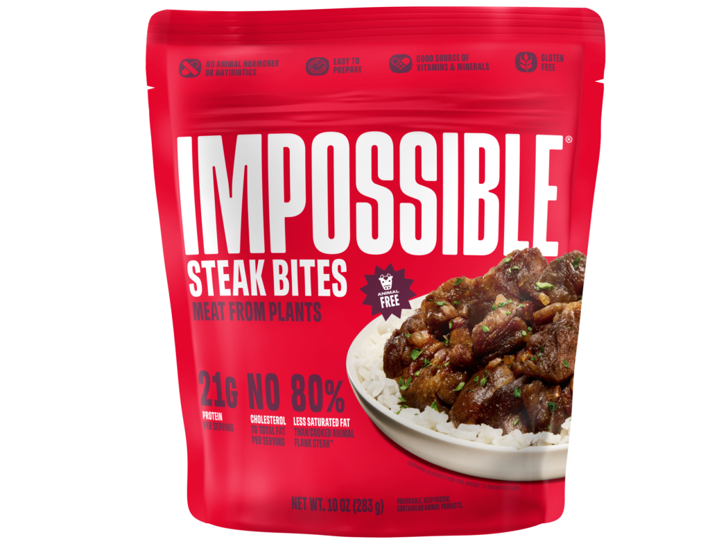 Impossible foods steak bites