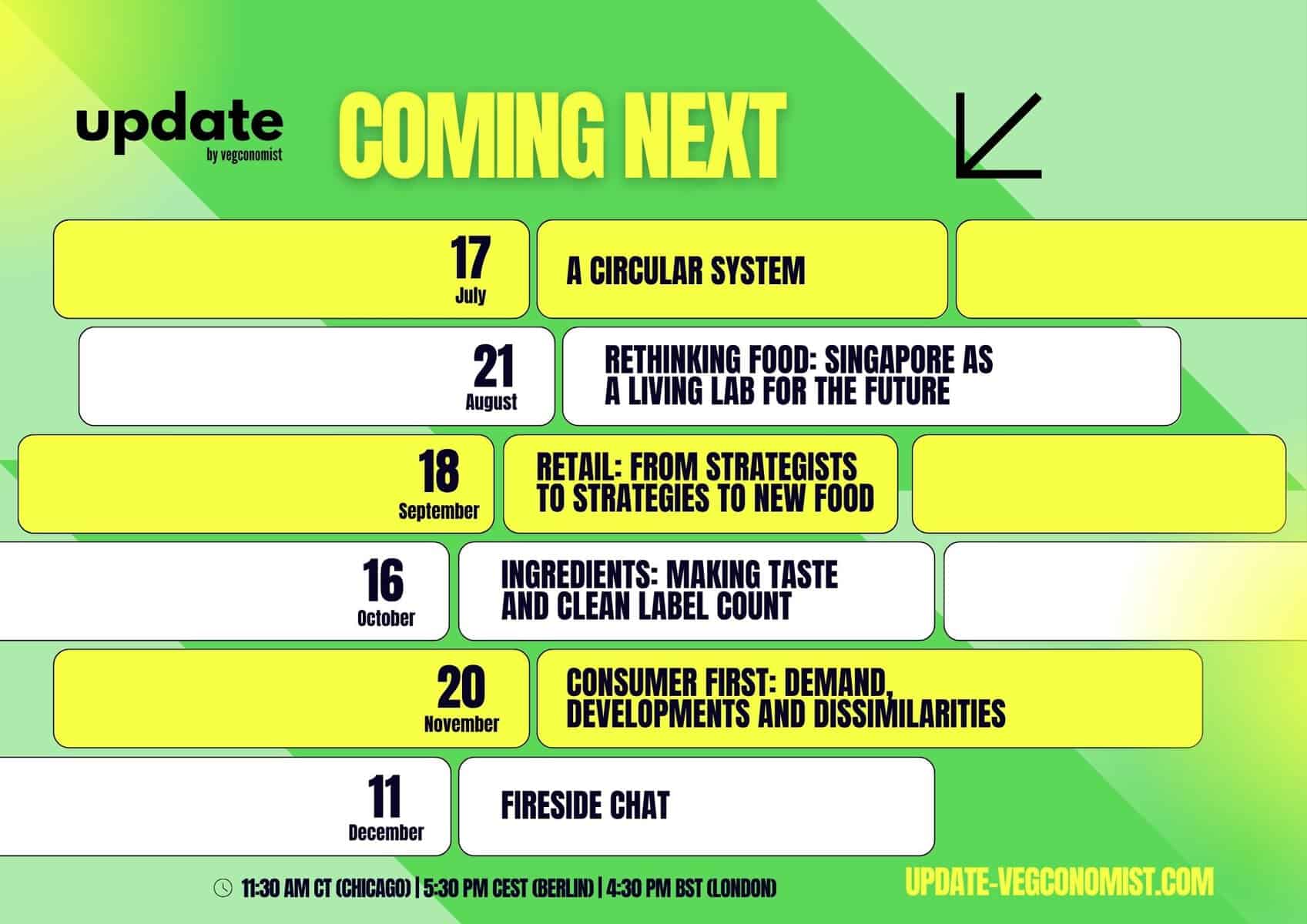 Webtalk Series ‘Update’: Schedule for H2 2025