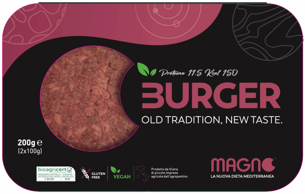 magno burger in packaging