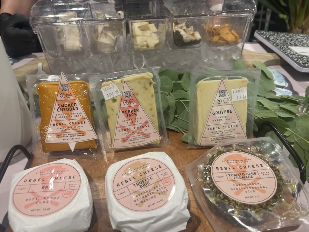 Vegan products at Newtopia Now trade show