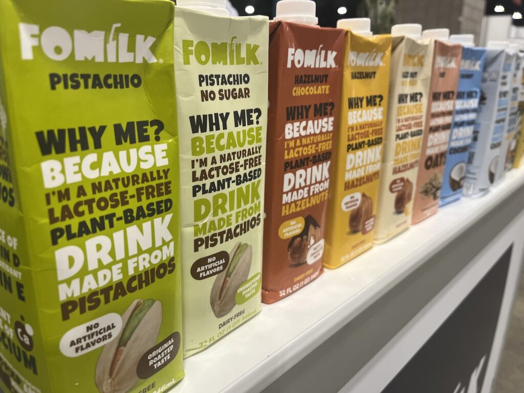 Vegan products at Newtopia Now trade show