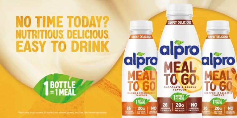 Alpro Launches Plant-Based Meal Replacement Drinks With 20g of Protein ...