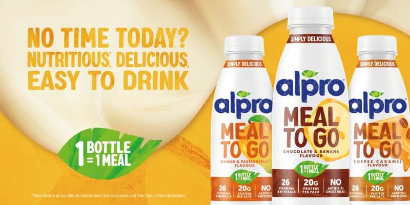 Alpro Launches Plant-Based Meal Replacement Drinks With 20g of Protein -  vegconomist - the vegan business magazine