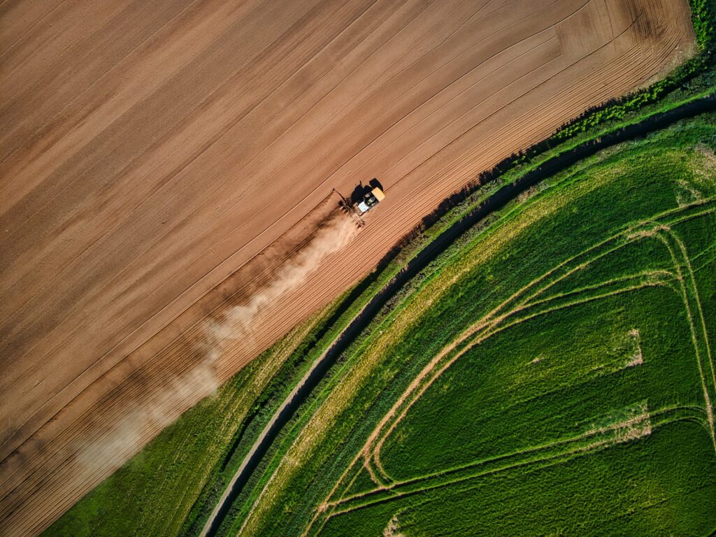 aerial farm stock