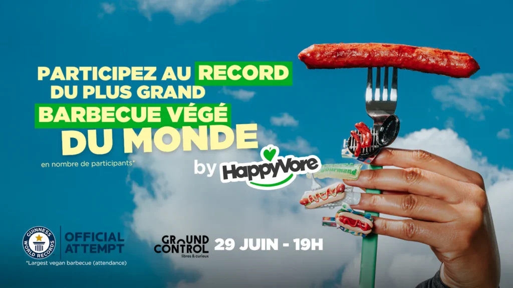 HappyVore Targets Guinness World Record With Paris Plant-Based Barbecue