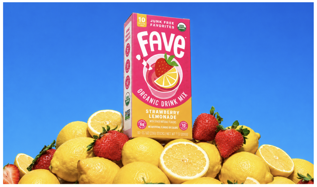 Certified Organic Drink Mix FAVE Secures $1M Seed and Enters Nearly 500 ...